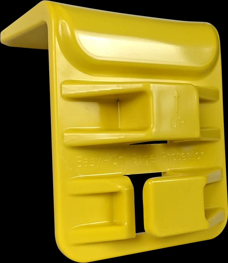 Authentic yellow Easy-On edge protector product